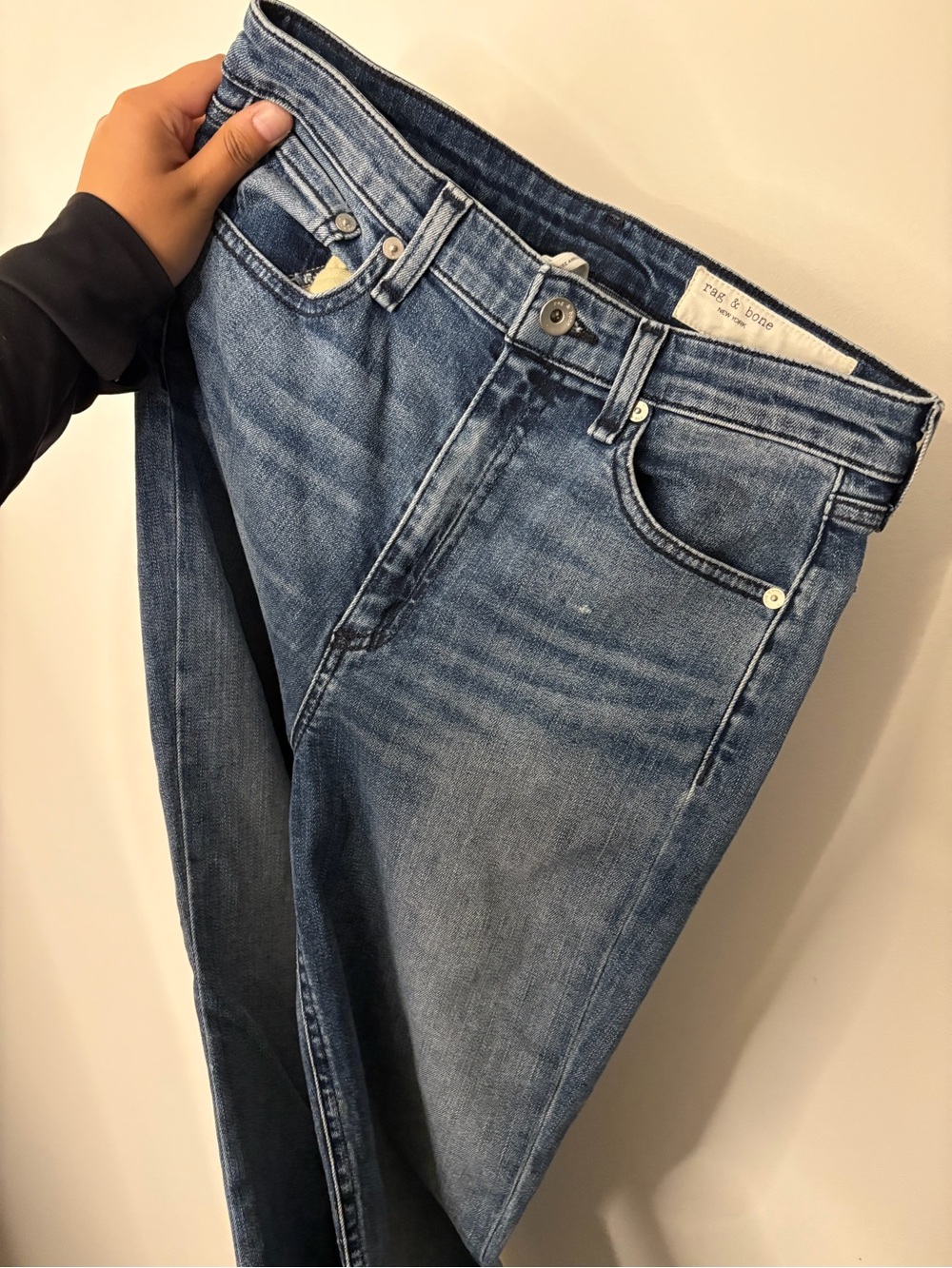 rag & bone Medium Blue Denim Jeans